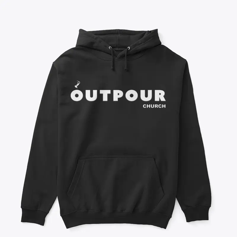 OUTPOUR CLASSIC HOODIE WHT